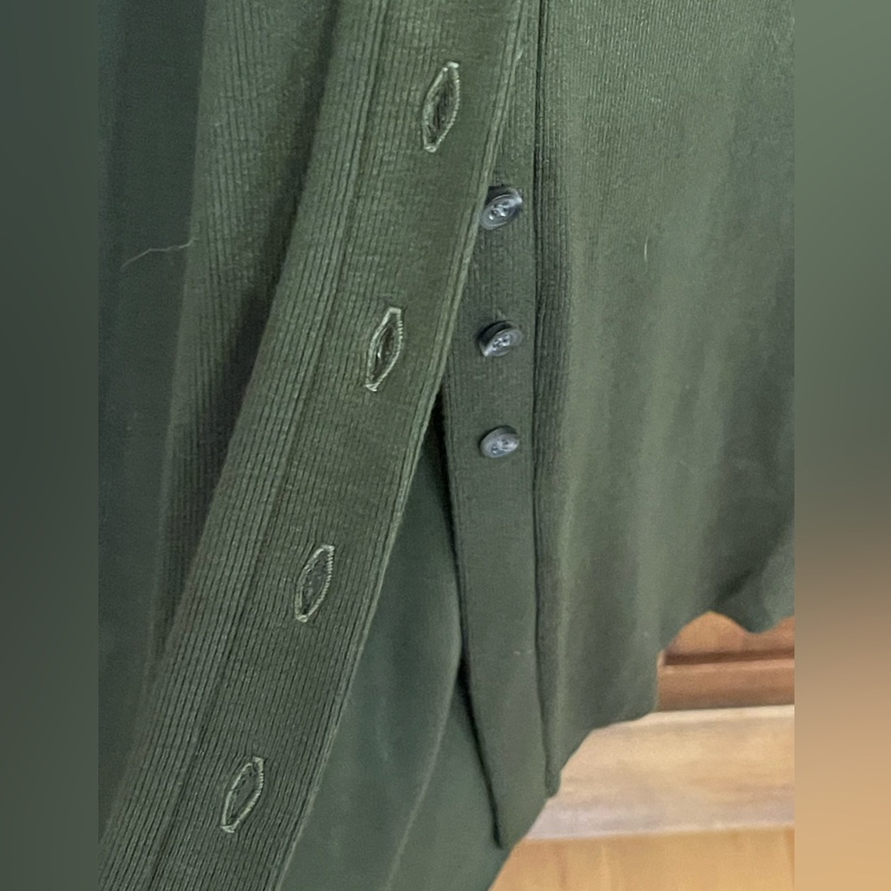 The Range Division Rib Button Front Midi Dress In… - image 5